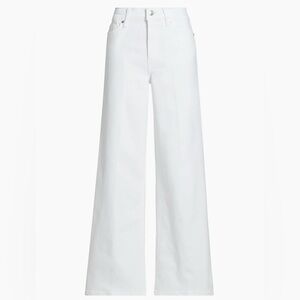 Frame Le Slim Palazzo White Denim Pant